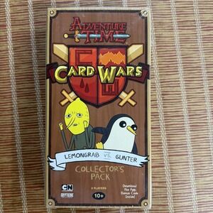 Brand New Sealed Adventure Time Card Wars Cryptozoic CCG Lemongrab vs. Gunter